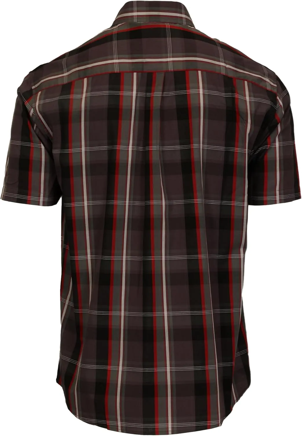 Gioberti Men's Short Sleeve Plaid Shirt