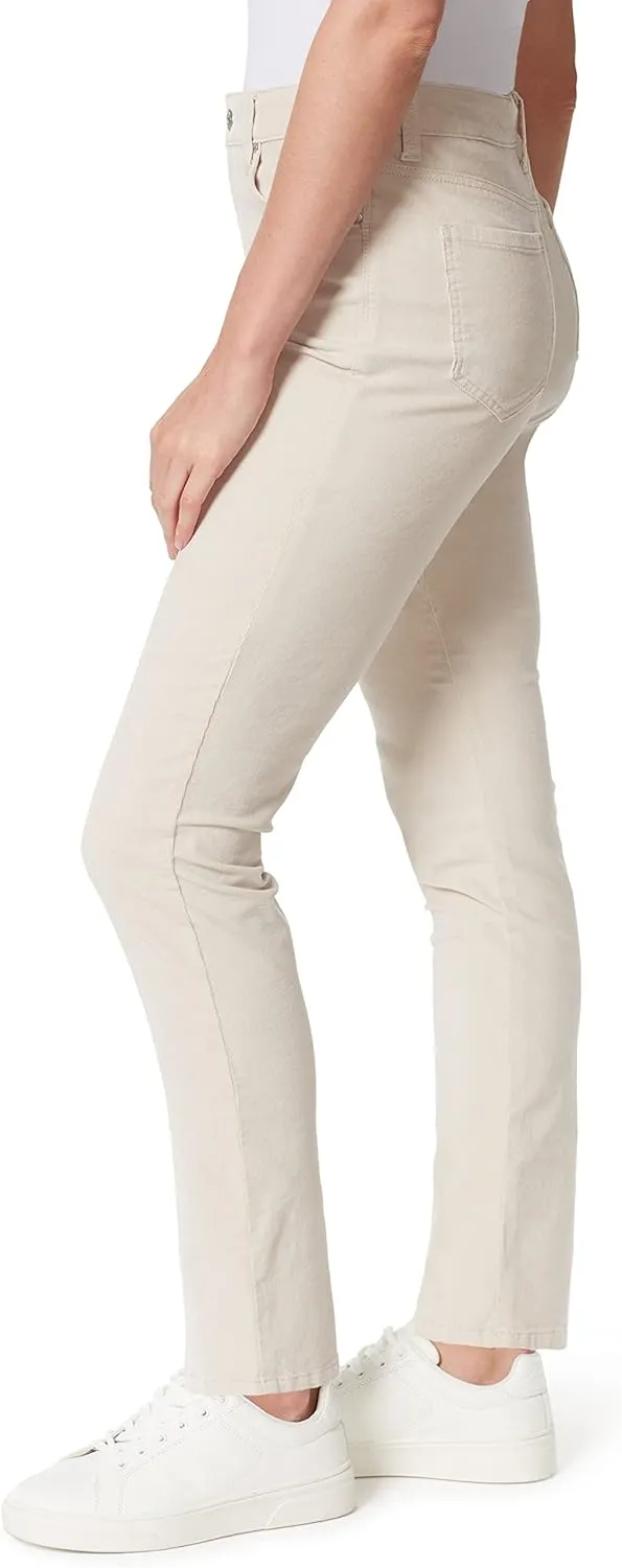 Gloria Vanderbilt Women's Amanda Corduroy Slim High Rise Pant