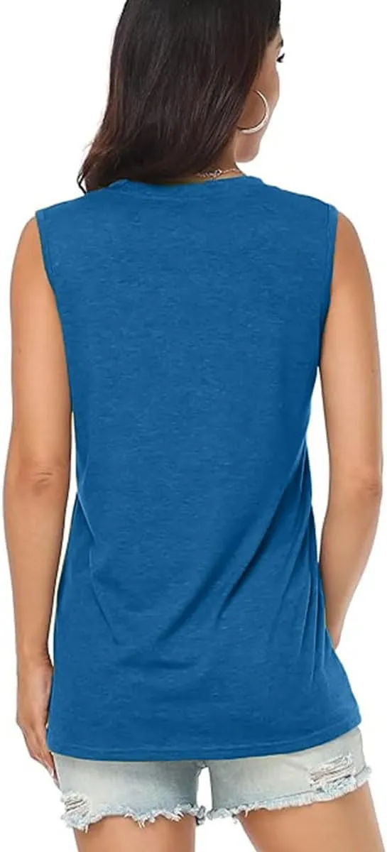 Hiking Mountain Shirts Women Funny Adventure Graphic Tank Top Summer Outdoor Camping Sleeveless Tee