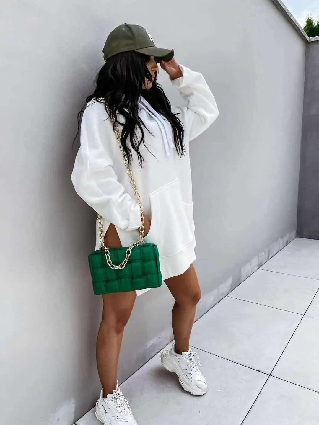 Hoodie Dress for Women with Pockets, 2024 New The Warmy Oversized Hoodie Dress, Pullover Long Sleeve Hoodies with Pocket
