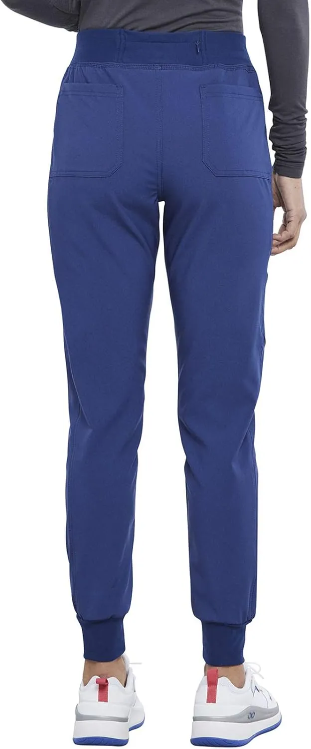 Iflex Jogger Scrubs for Women, Yoga-Inspired Knit Waistband Scrub Pants CK011