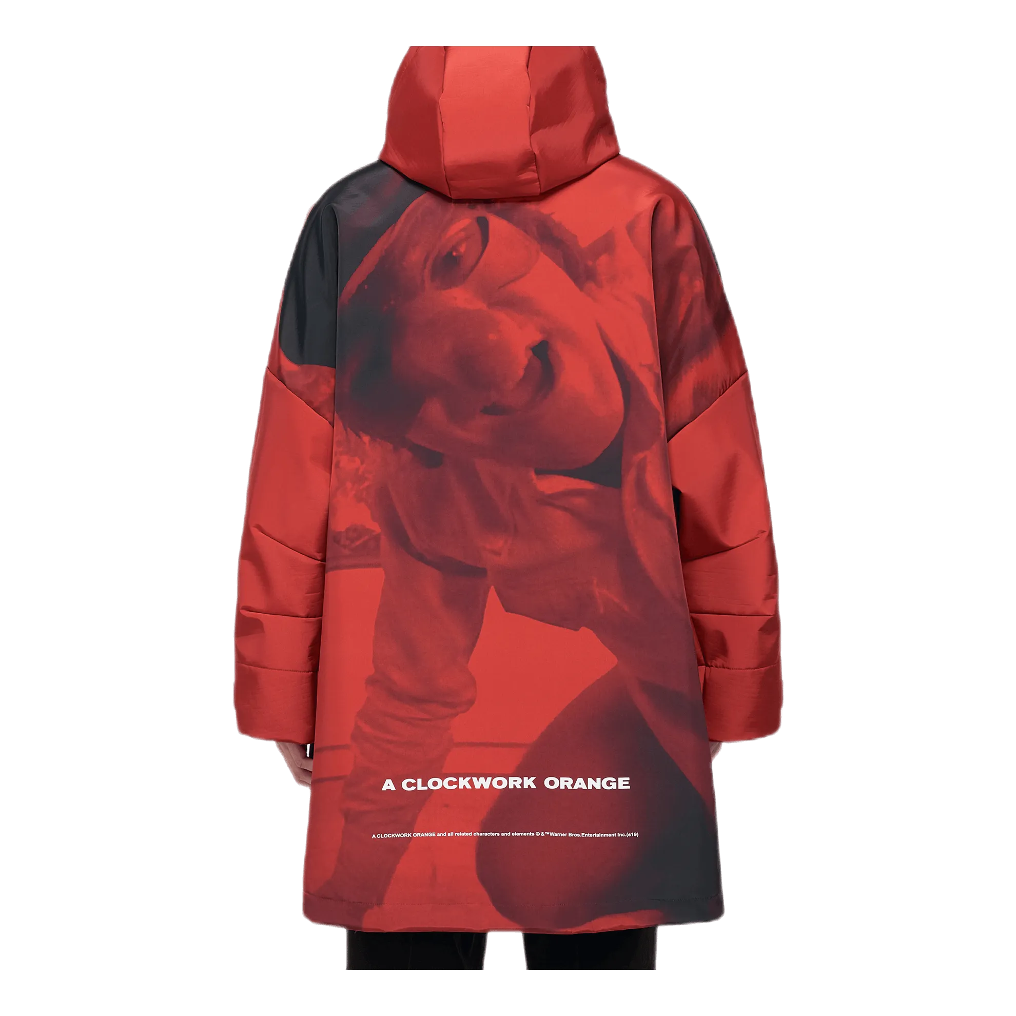 Jacquard Wool Blouson Red