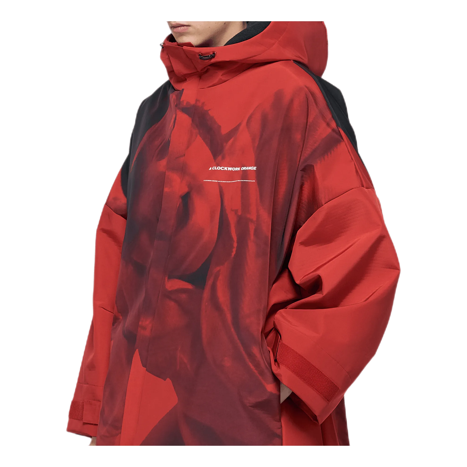 Jacquard Wool Blouson Red