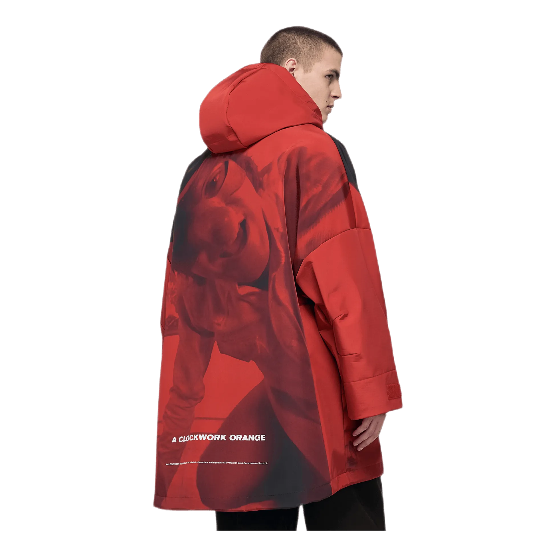 Jacquard Wool Blouson Red