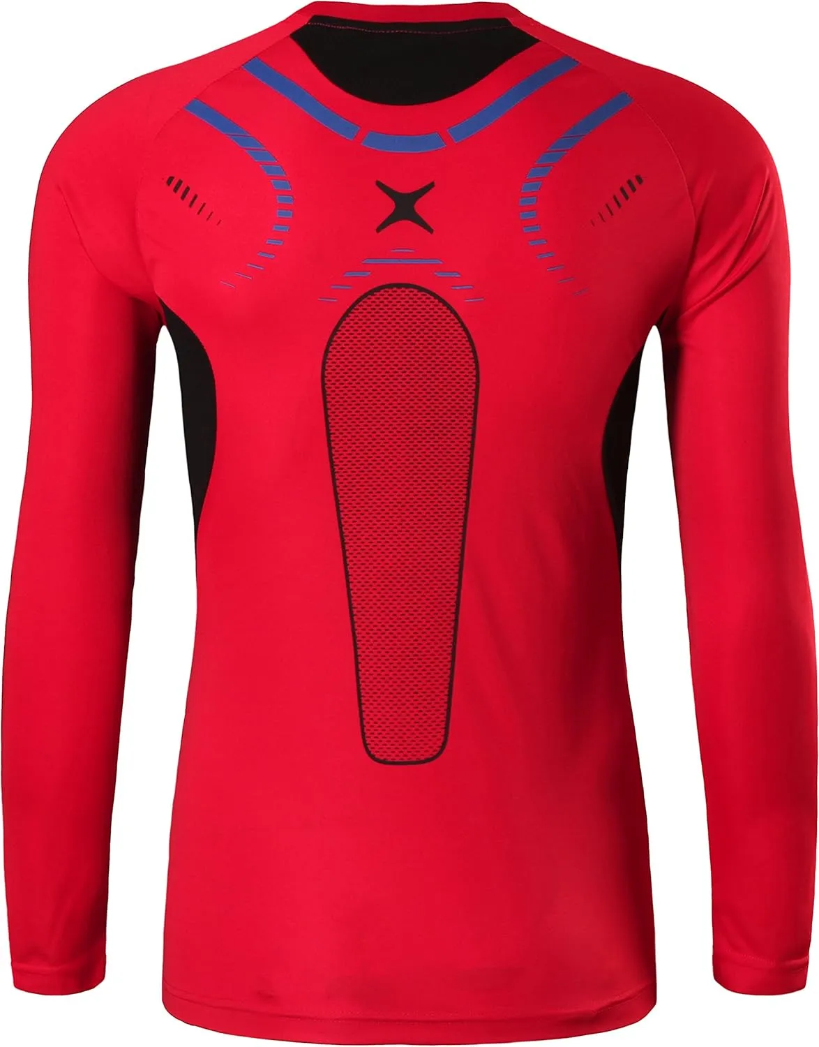 jeansian Men's Sport Dry Slim Fit Long Sleeves T-Shirt Tee Shirt Tshirt Tops Golf Tennis Bowling LA184