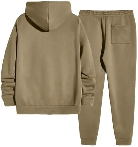 JMIERR Men's 2 Piece Outfits Hoodie Sweatshirt Tracksuit & Joggers Sweatpants Sweatsuit Set