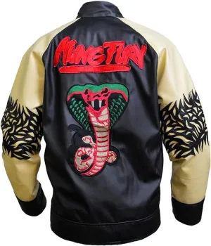Kung Fury Jacket David Hasselholf Jacket, Cobra Leather Jacket