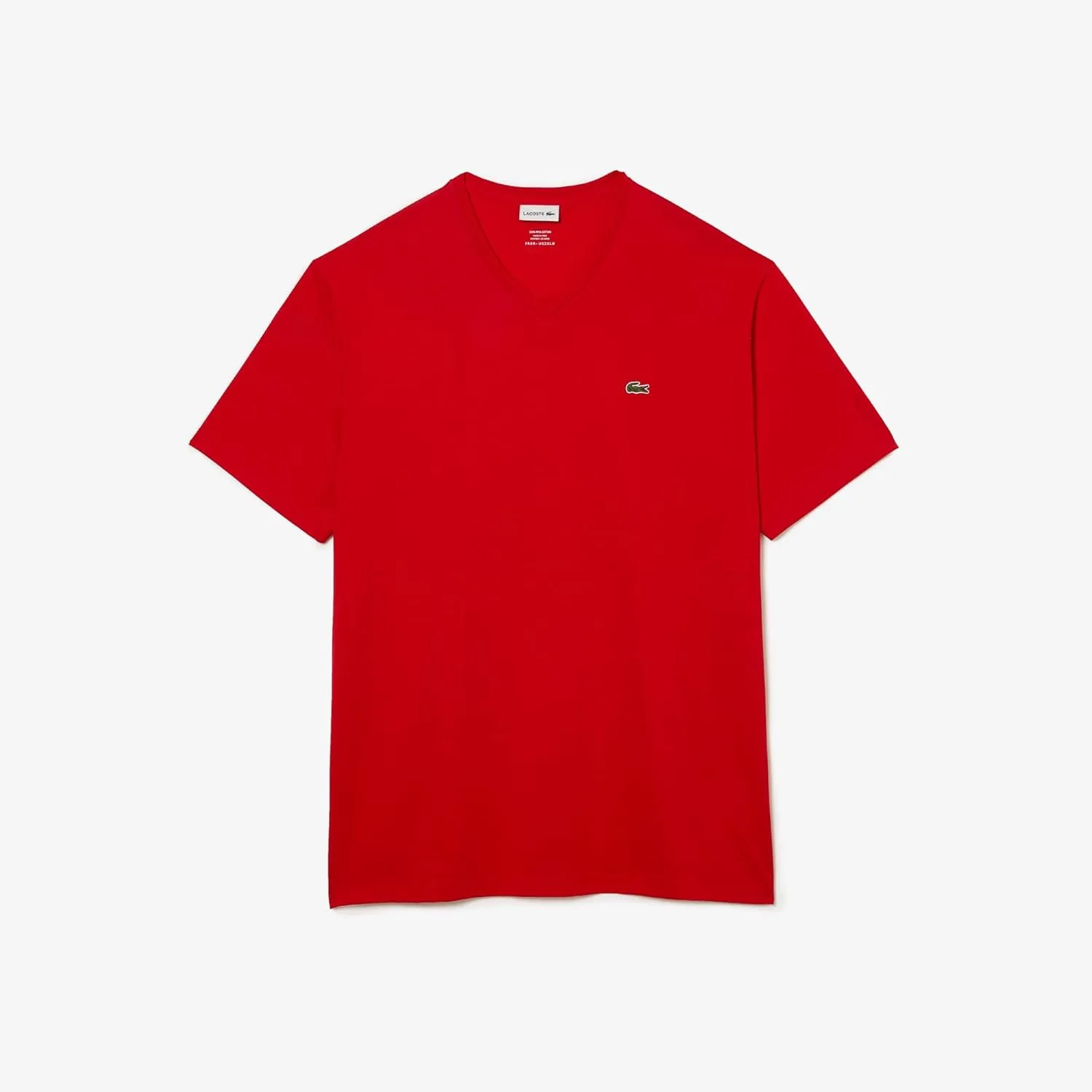 Lacoste Men's Big Fit V-Neck Pima T-Shirt