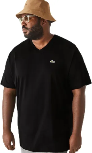 Lacoste Men's Big Fit V-Neck Pima T-Shirt