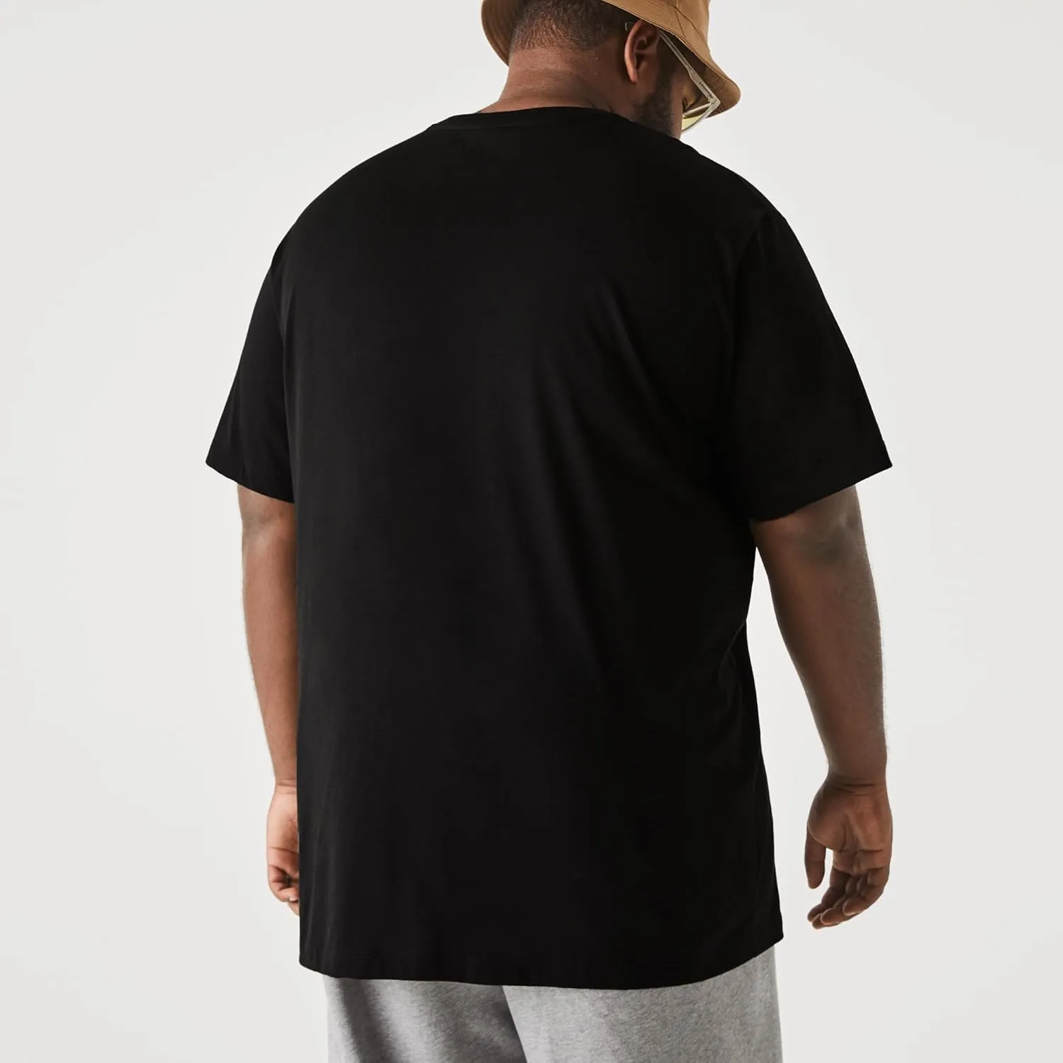 Lacoste Men's Big Fit V-Neck Pima T-Shirt