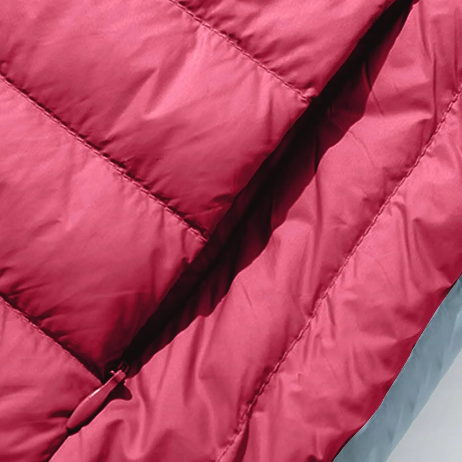 Lightweight Jackets For Women With Hood Long Sleeve Trendy Zip Solid Color Down Coat Winter Warm Casual Puffer Jacket