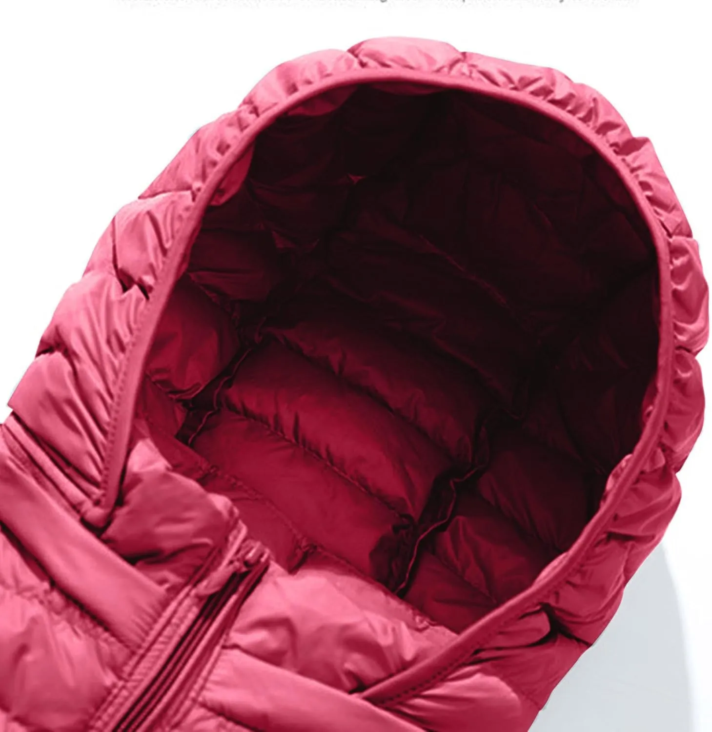 Lightweight Jackets For Women With Hood Long Sleeve Trendy Zip Solid Color Down Coat Winter Warm Casual Puffer Jacket