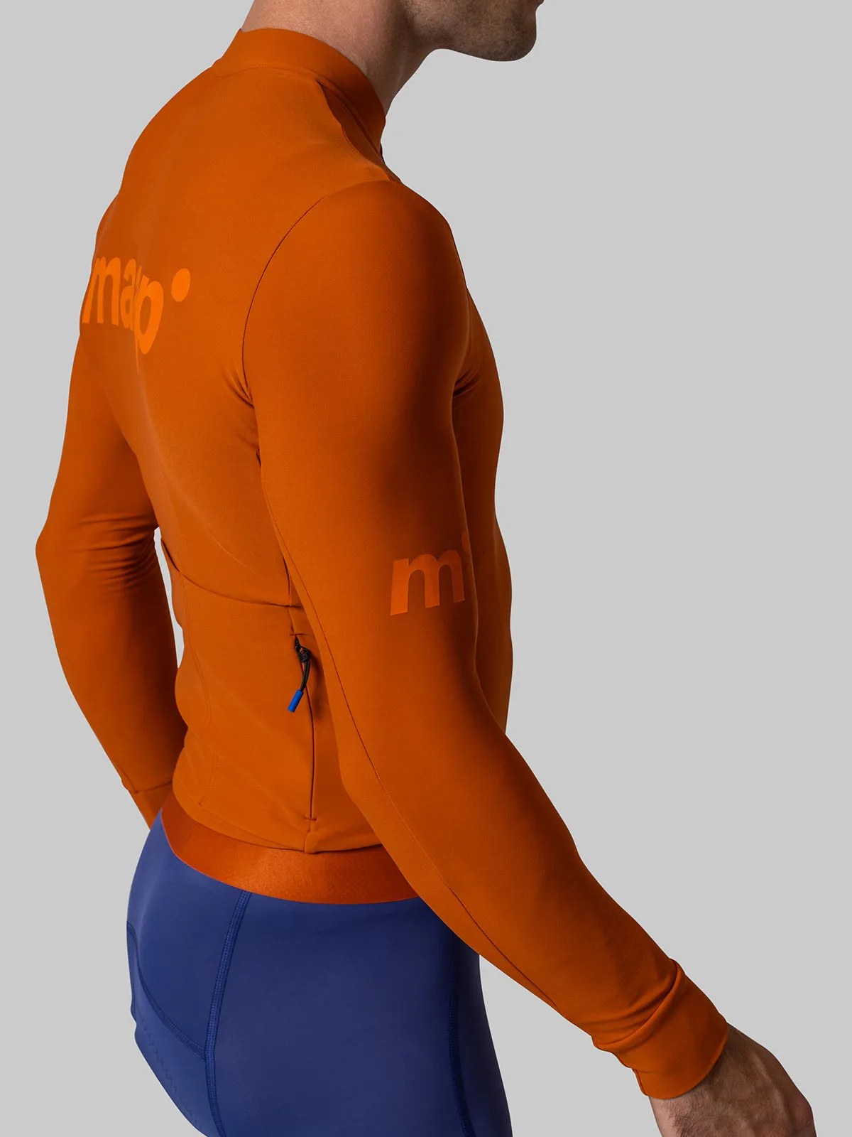 MAAP Training Men's Thermal Longsleeve Jersey Rust