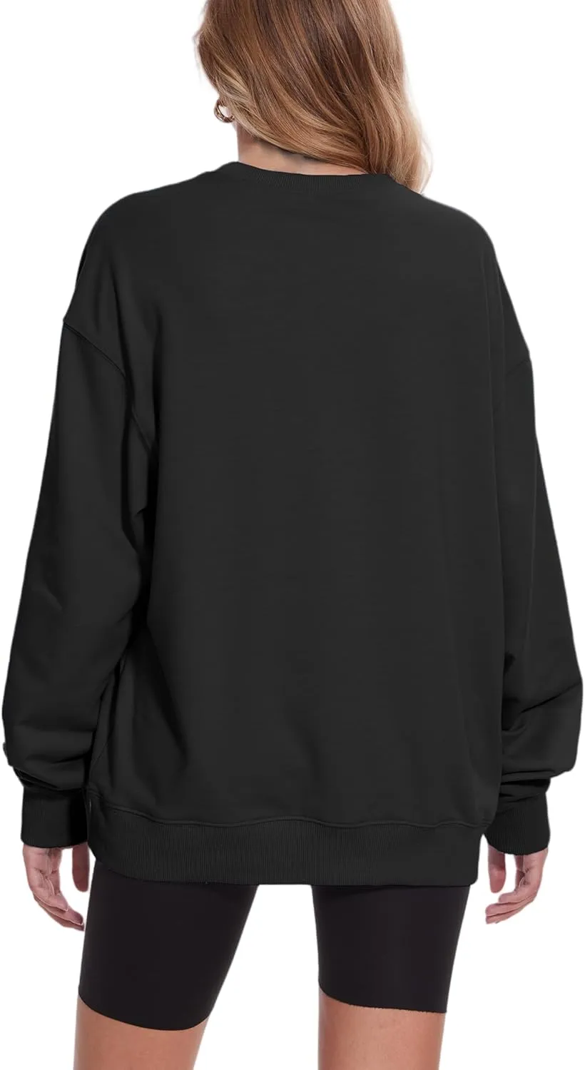 Magic Kingdom Sweatshirts For Women Magical Castle Pullover Bows Graphic Oversized Holiday Long Sleeve Tee Shirt Tops