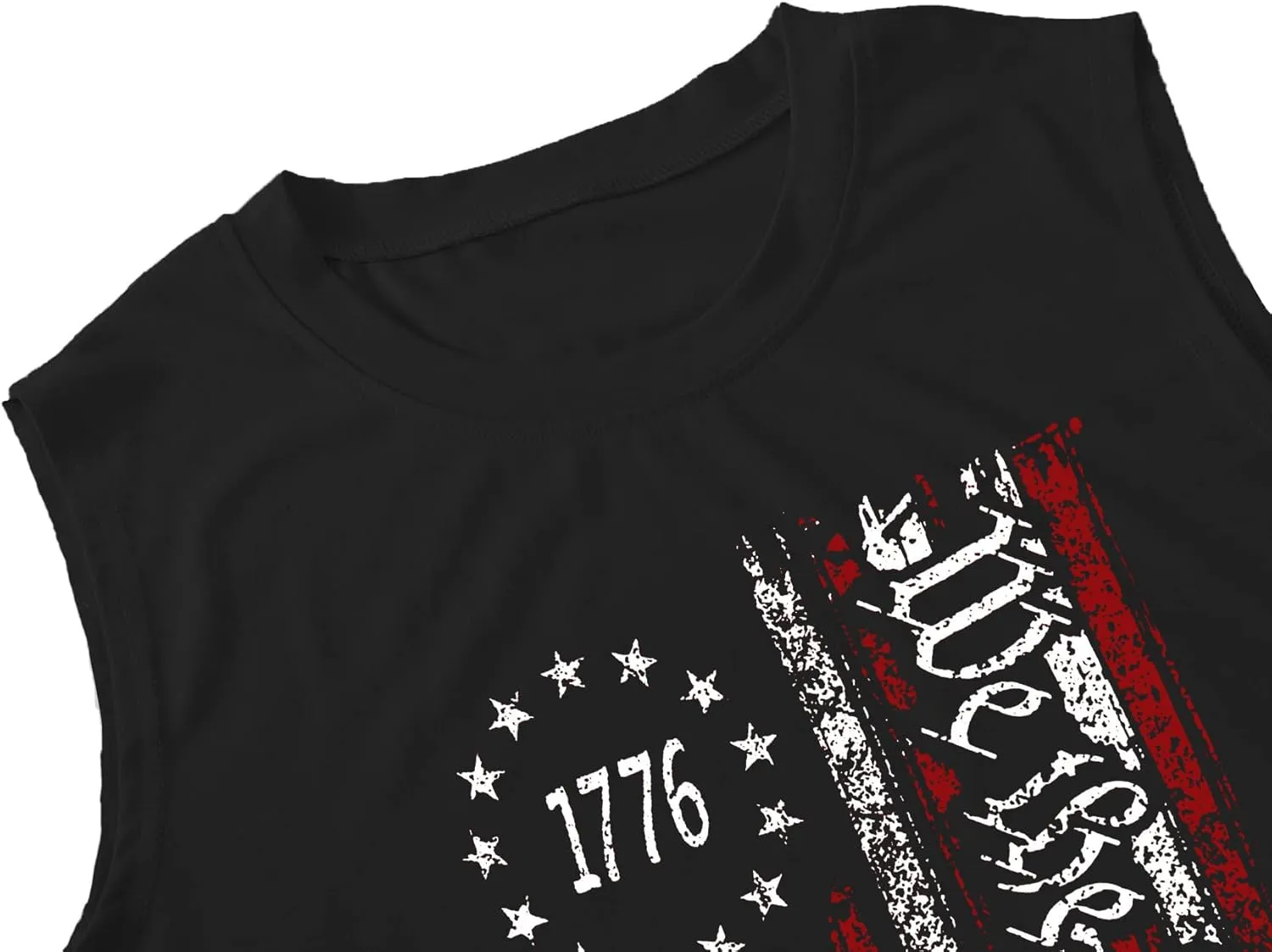 MAIHUN American Flag Tank Tops for Men 4th of July Shirts Patriotic Sleeveless Muscle Tees