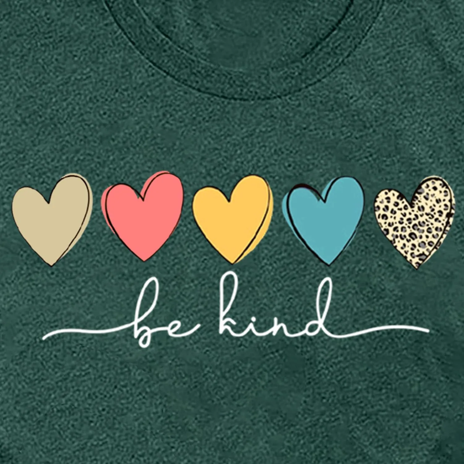 MAIHUN Be Kind Shirt for Women Tie Dye Rainbow T Shirt Inspirational Teacher Tees Tops Blessed Short Sleeve