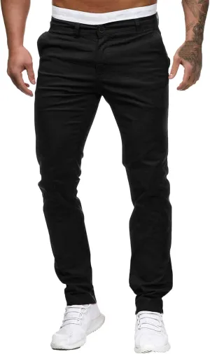 Men Joggers Men's Loose Straight Cotton Spring and Fall Casual Pants Men's Breathable Pants Athletic Pants Mens