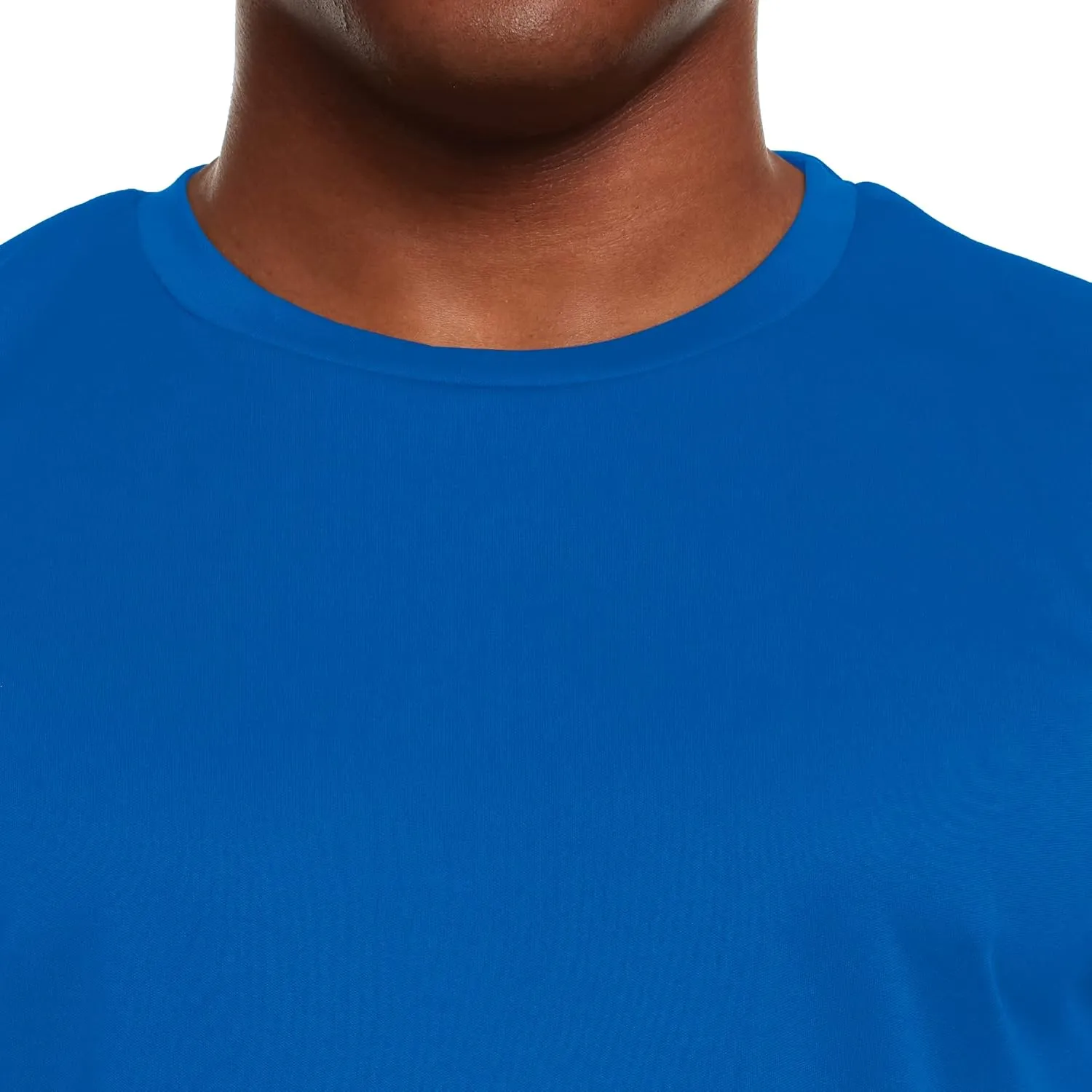 Mens Active T-Shirt - Quick-Dry Athletic Workout Training Stretch Crew Neck Short Sleeve Top 5 Pack
