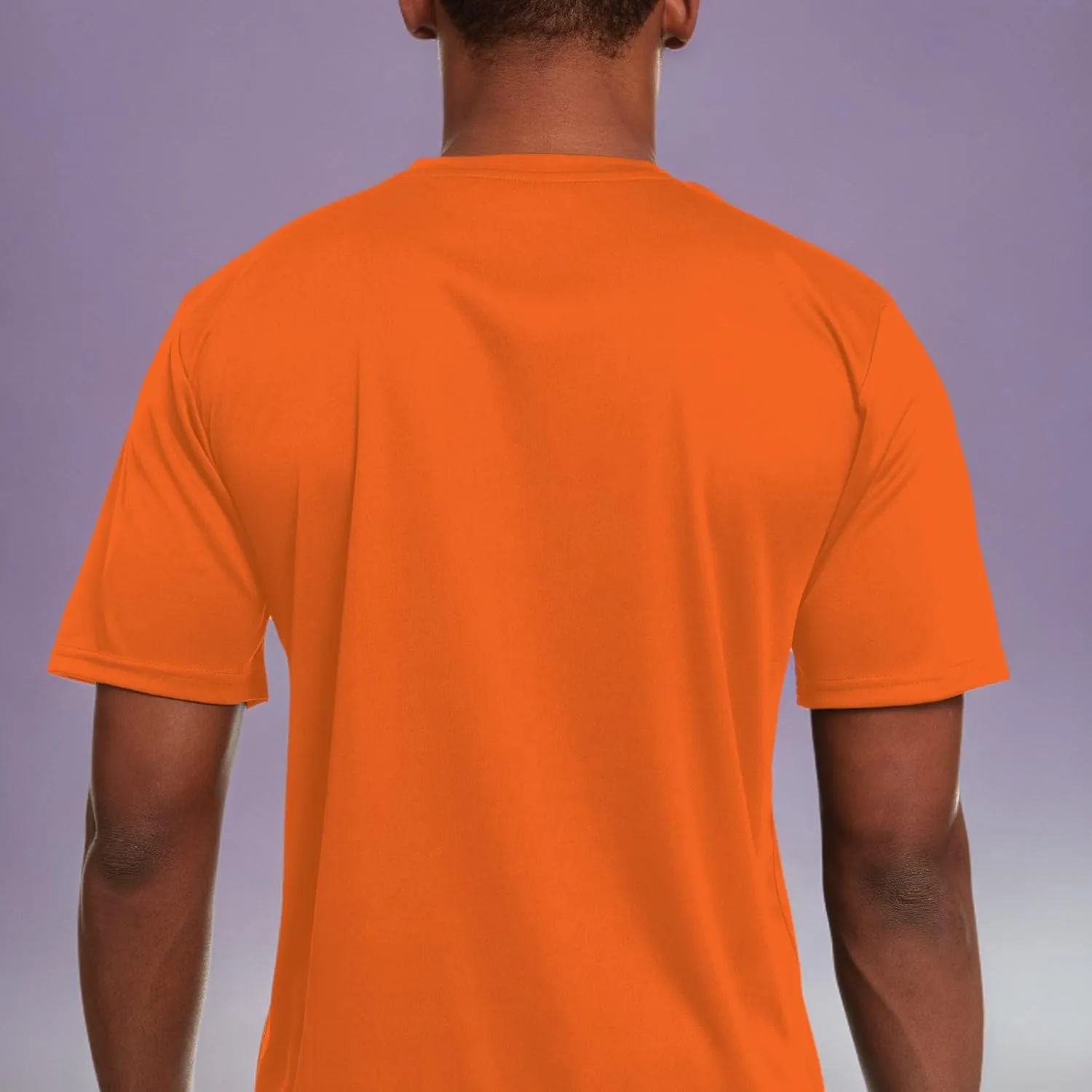 Mens Active T-Shirt - Quick-Dry Athletic Workout Training Stretch Crew Neck Short Sleeve Top 5 Pack