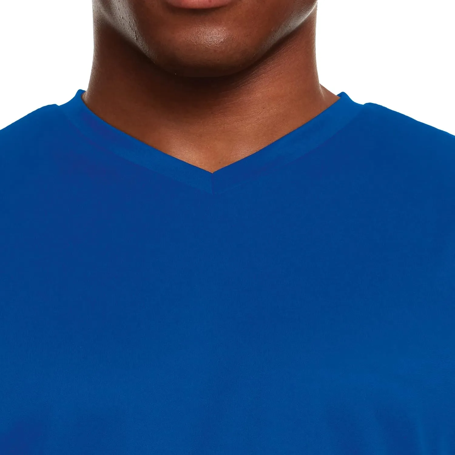 Mens Active T-Shirt - Quick-Dry Athletic Workout Training Stretch V-Neck Short Sleeve Top 5 Pack