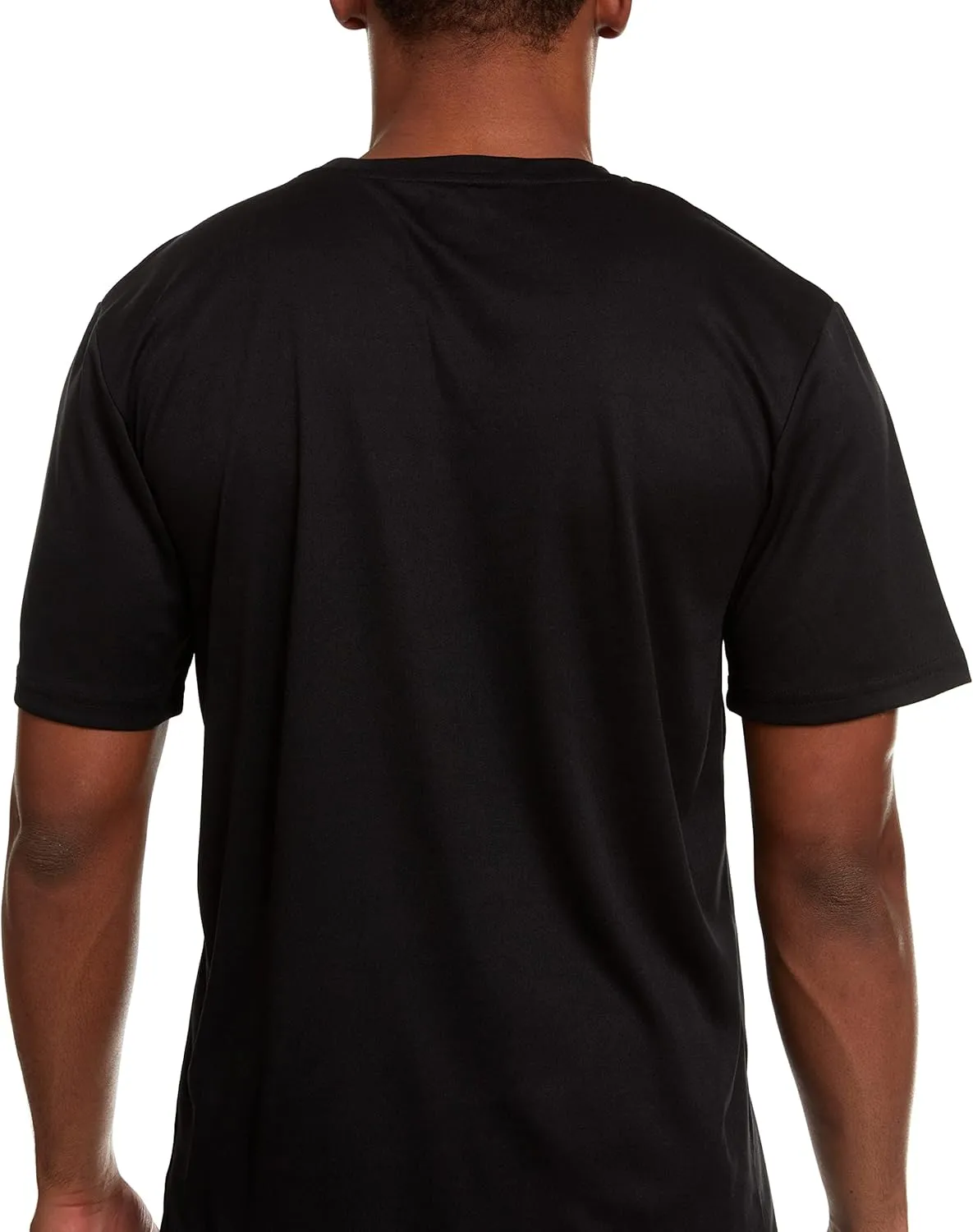 Mens Active T-Shirt - Quick-Dry Athletic Workout Training Stretch V-Neck Short Sleeve Top 5 Pack