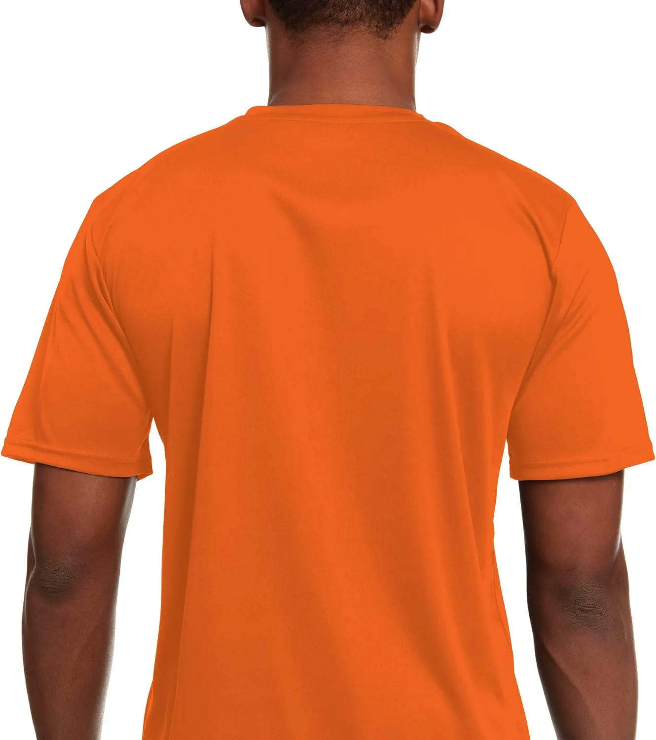 Mens Active T-Shirt - Quick-Dry Athletic Workout Training Stretch V-Neck Short Sleeve Top 5 Pack