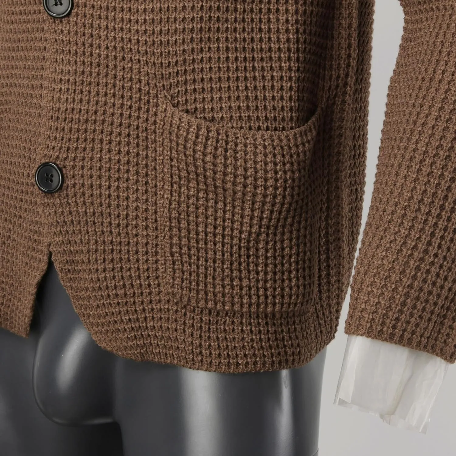 Mens Cardigan Sweater Cable Knit V Neck Button up Sweaters 2024 Winter Soft Warm Ribbed Cardigan Sweater Jacket with Pockets