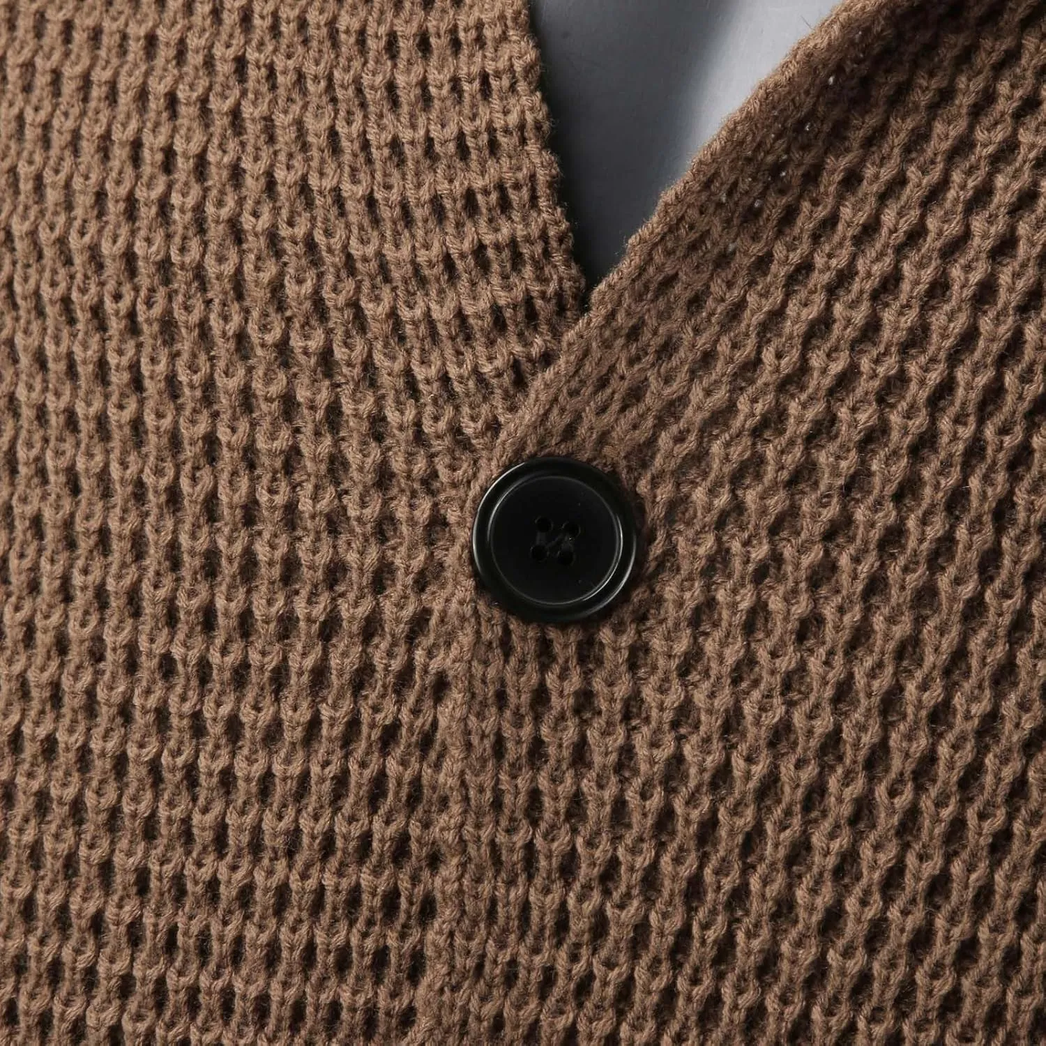 Mens Cardigan Sweater Cable Knit V Neck Button up Sweaters 2024 Winter Soft Warm Ribbed Cardigan Sweater Jacket with Pockets