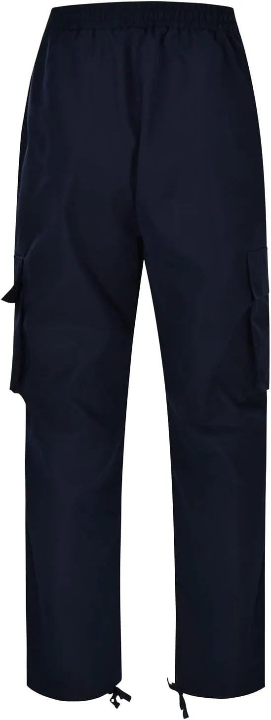 Men's Cargo Pants with Pockets Hat Multi Woven Pocket Foot Rope Solid Pants Gear Men's Hiking Tactical Sweatpants