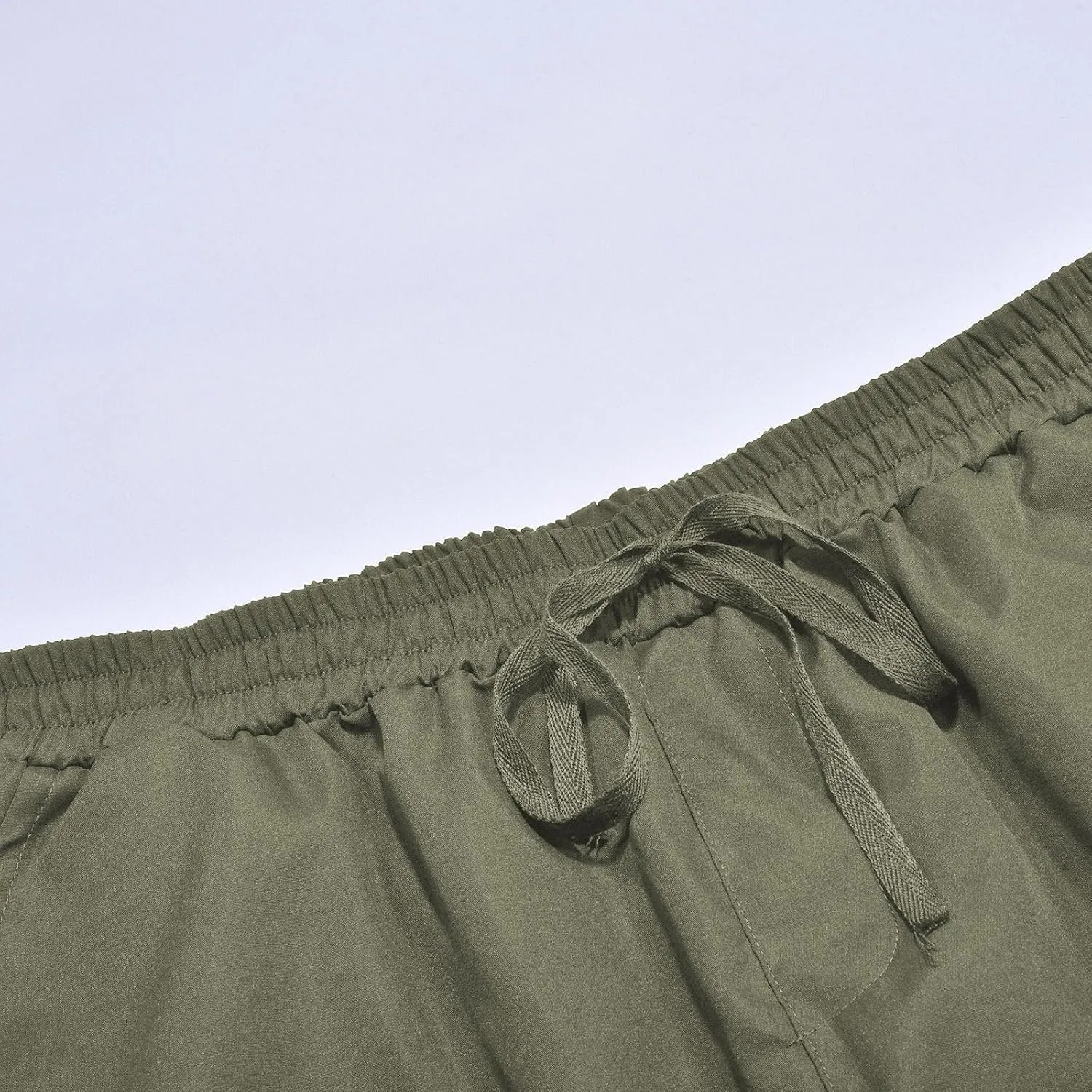 Men's Causal Cargo Pants Athletic Trousers Outdoor Fitness Pants Sweatpants Loose Fit Hiking Joggers with Pockets