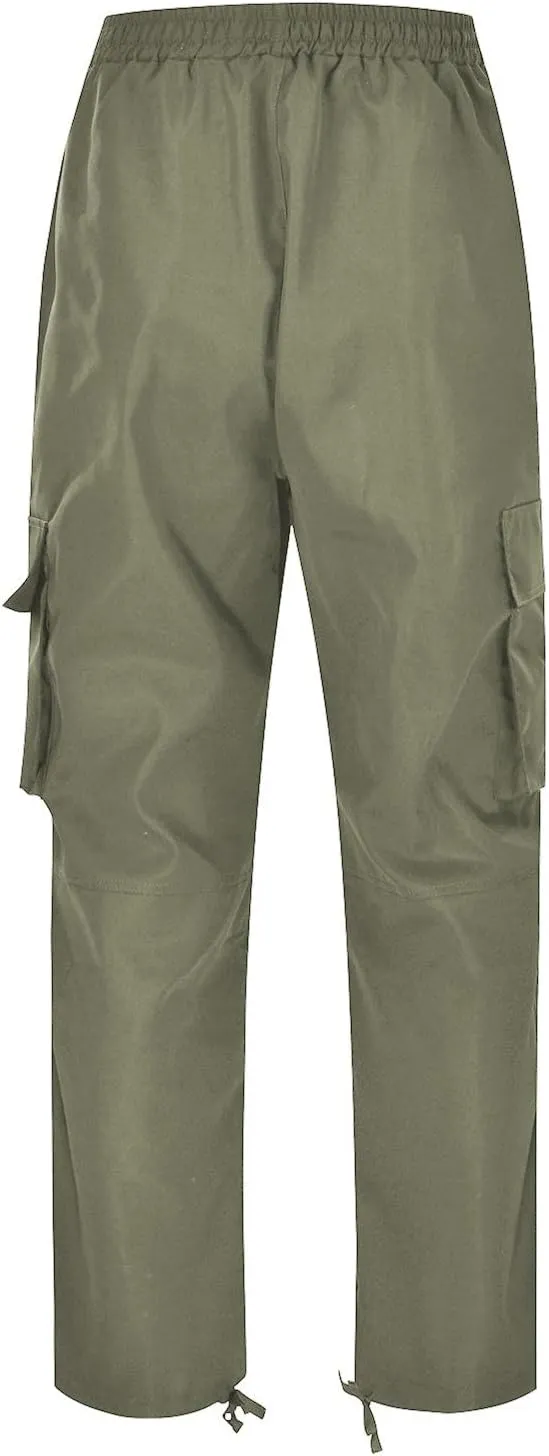 Men's Causal Cargo Pants Athletic Trousers Outdoor Fitness Pants Sweatpants Loose Fit Hiking Joggers with Pockets