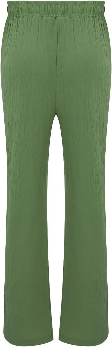 Mens Cotton Linen Harem Pants Elastic Waist Wide Leg Baggy Yoga Trousers Drawstrings Lightweight Summer Beach Pants for Men