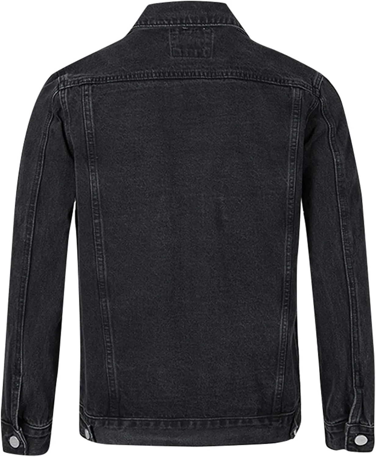 Mens Denim Jacket, Men'S Casual Workwear Long Sleeve Lapel Collar Denim Jacket Loose Multi Pocket Coat