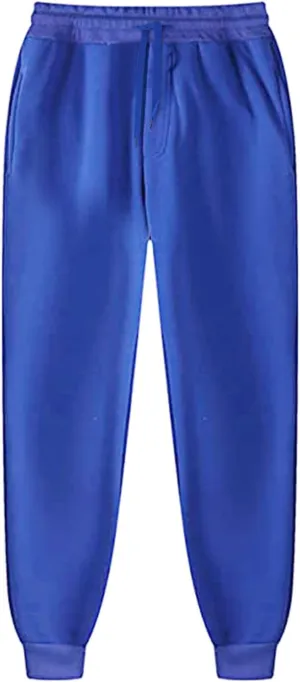 Mens Fashion Joggers Sweatpants Leg Spliced Solid Color Running Workout Trousers Running Straight Leg Pants Fall