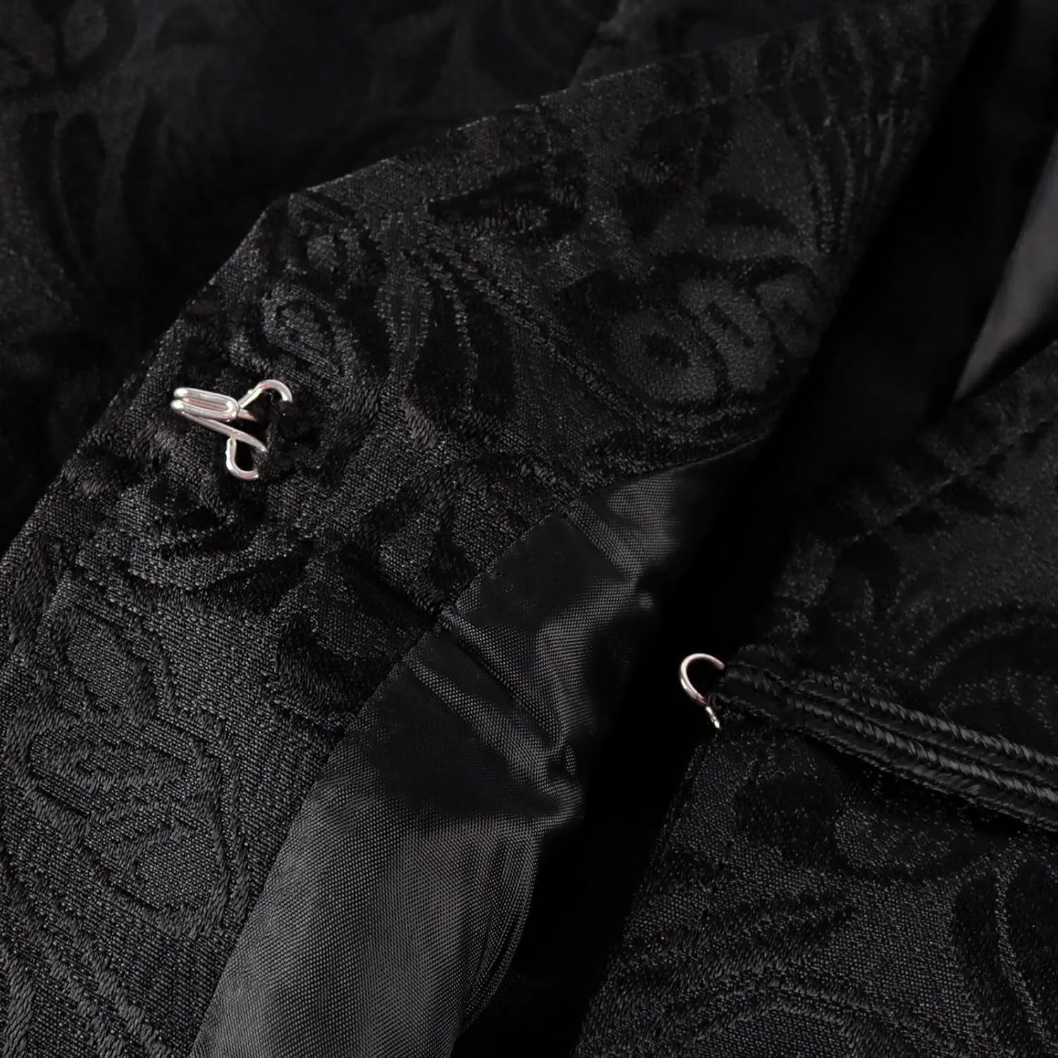 Men's Gothic Long Vest Clothing, Medieval Court Vests, Retro Tailcoat, Slim Fit Vest, Sleeveless Casual Lapel Jacket