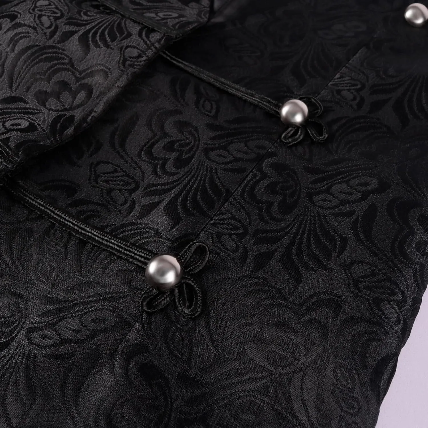 Men's Gothic Long Vest Clothing, Medieval Court Vests, Retro Tailcoat, Slim Fit Vest, Sleeveless Casual Lapel Jacket