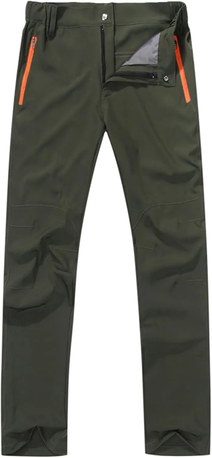 Men's Hiking Cargo Pants Water Resistant Lightweight Mountain Breathable Quick Dry Pants Trousers Slacks for Men Women