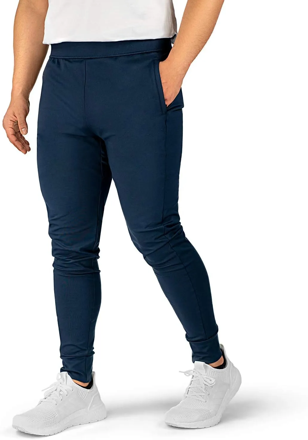 Men's Joggers Hydrafit Track Pants Men's Sweatpants Active Sports Running Workout Pant Zipper Pockets