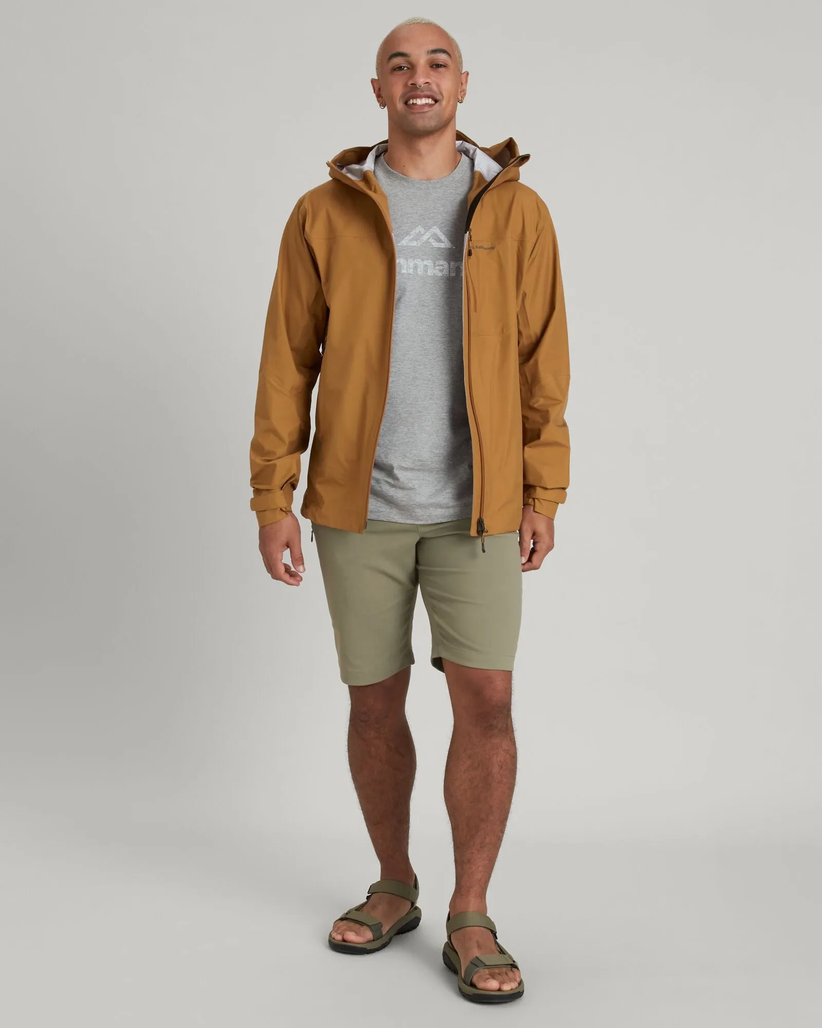 Men's STORM-Chaser 3-layer Rain Jacket - Golden Oak