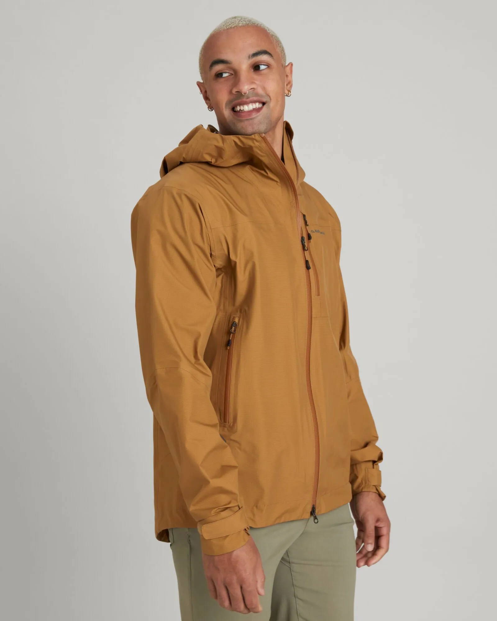 Men's STORM-Chaser 3-layer Rain Jacket - Golden Oak