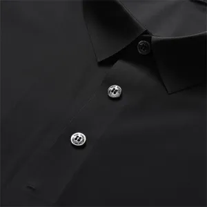 Men's Summer Classic Breathable Polo Shirts Lapel Short Sleeve Quick Dry Daily Tee Shirts