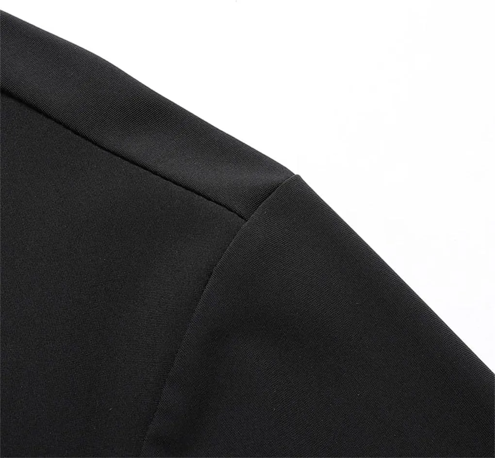 Men's Summer Classic Breathable Polo Shirts Lapel Short Sleeve Quick Dry Daily Tee Shirts