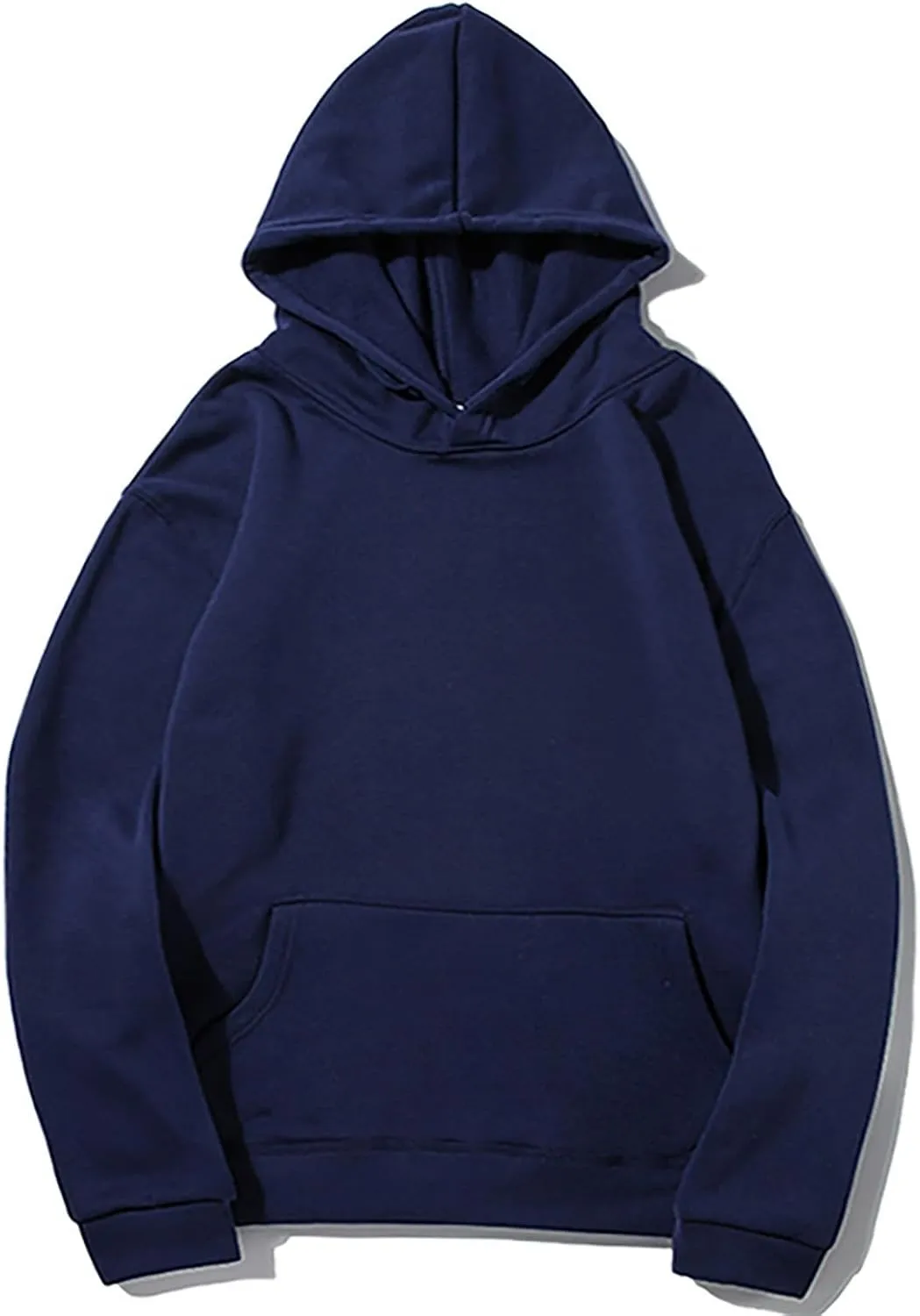 Men'S Tracksuit 2 Pieces Set And Winter Warm Solid Color Sportswear 2 Set Solid Color Hoodie Solid Sweatsuits For