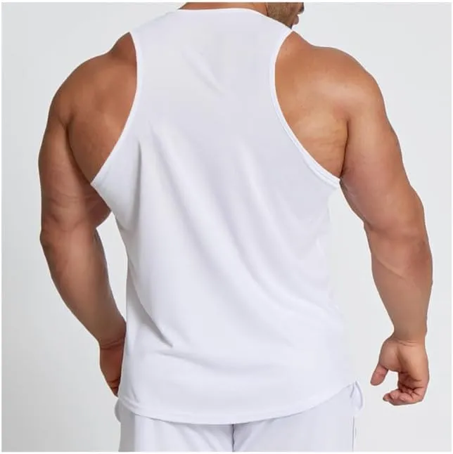Men's Workout Trainning Tank Tops Slim Fit Muscle T Shirt Quick Dry Runnning Top Athletic Gym Tee