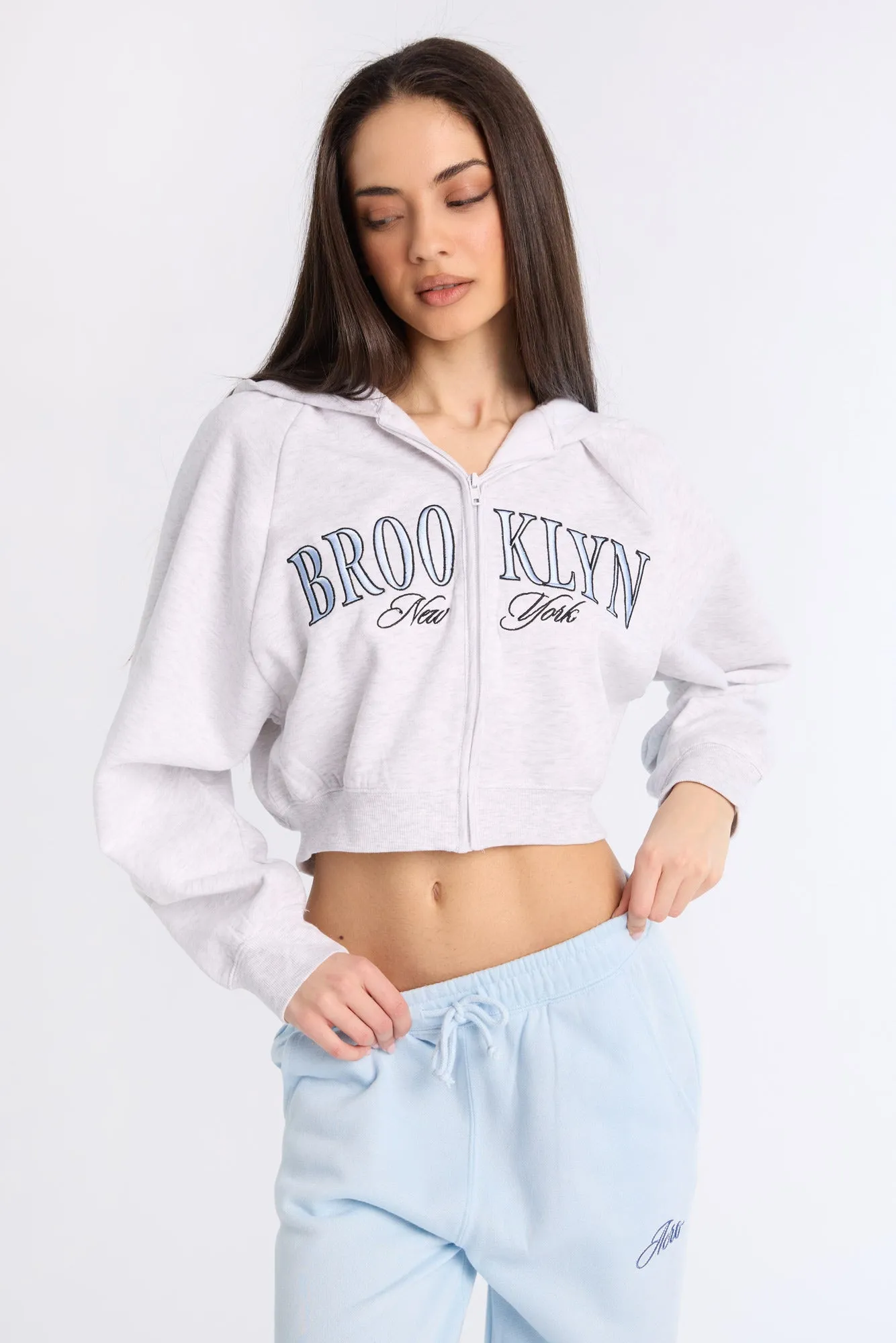 Midi Zip-Up Hoodie