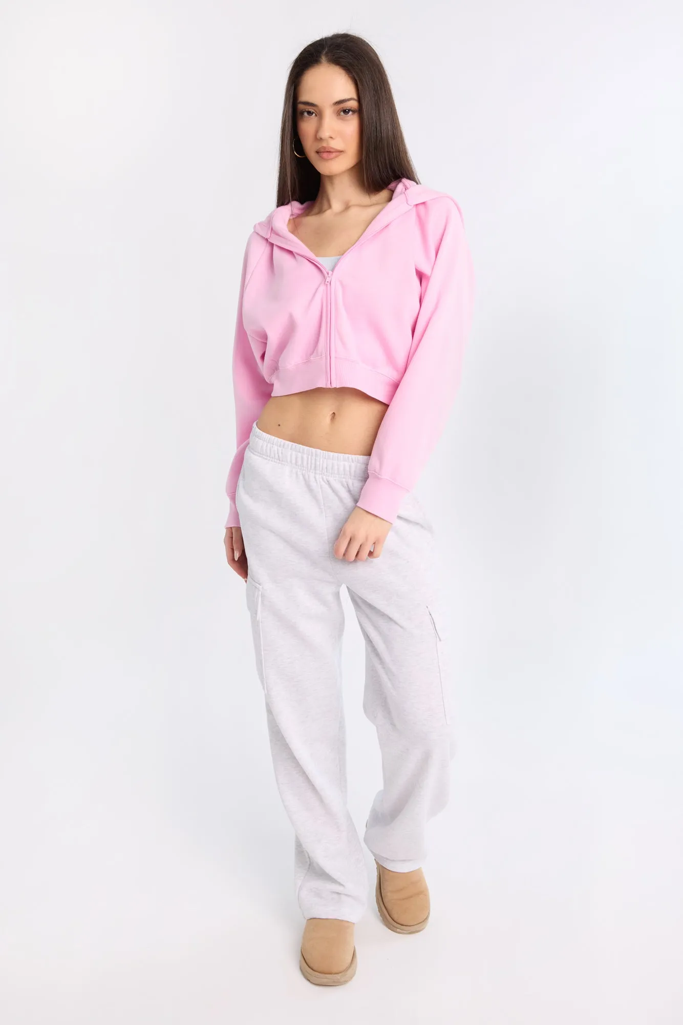 Midi Zip-Up Hoodie