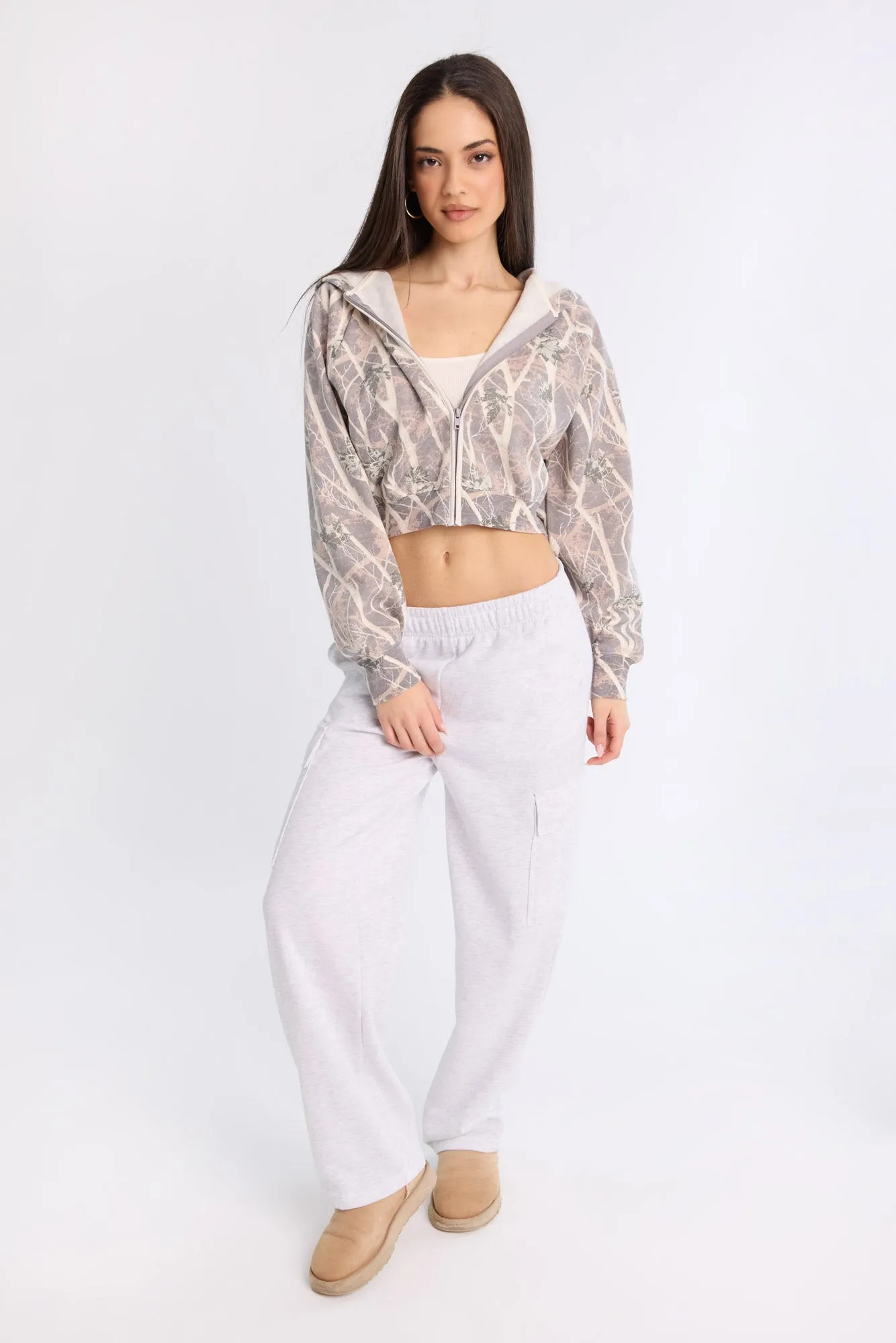 Midi Zip-Up Hoodie