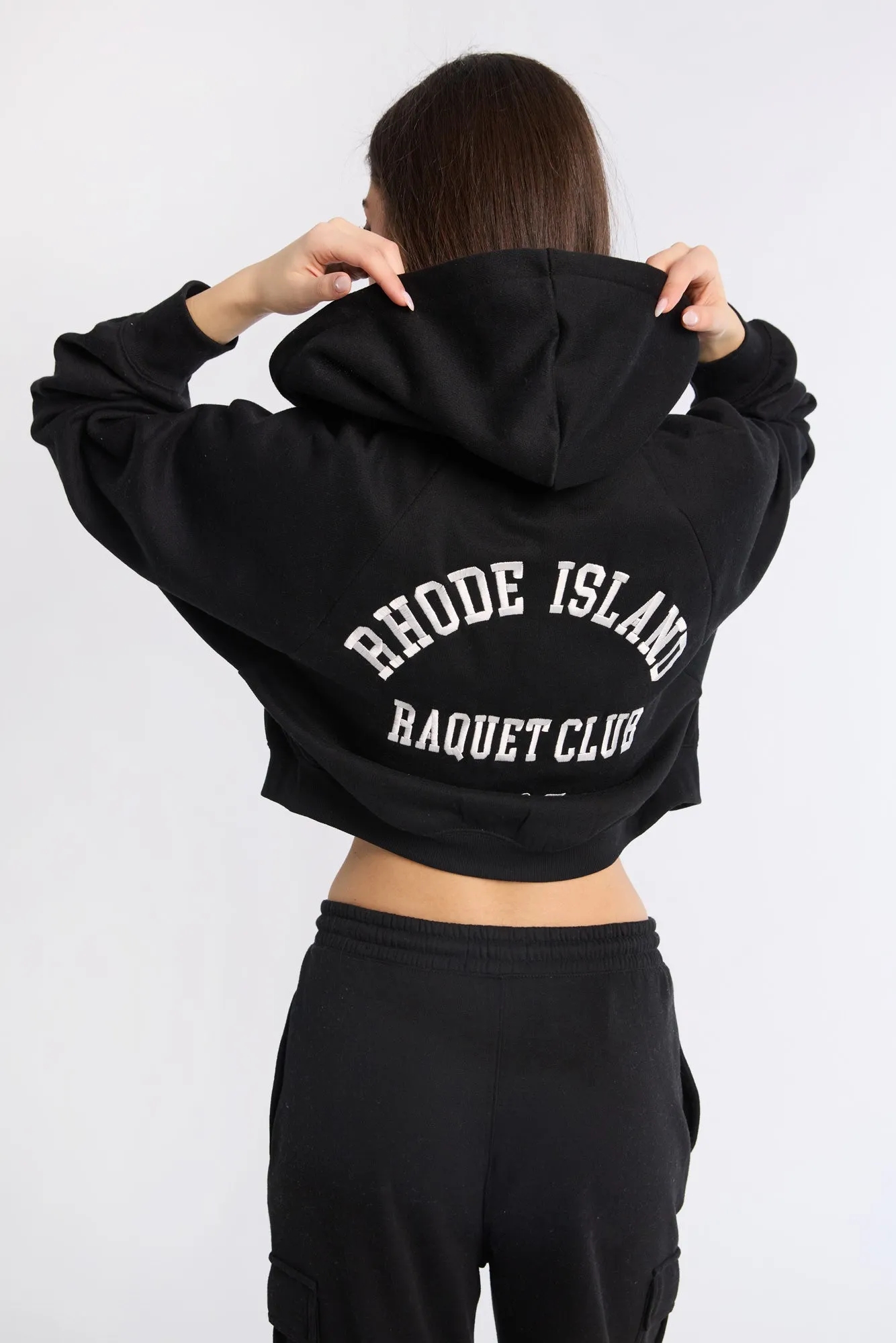 Midi Zip-Up Hoodie