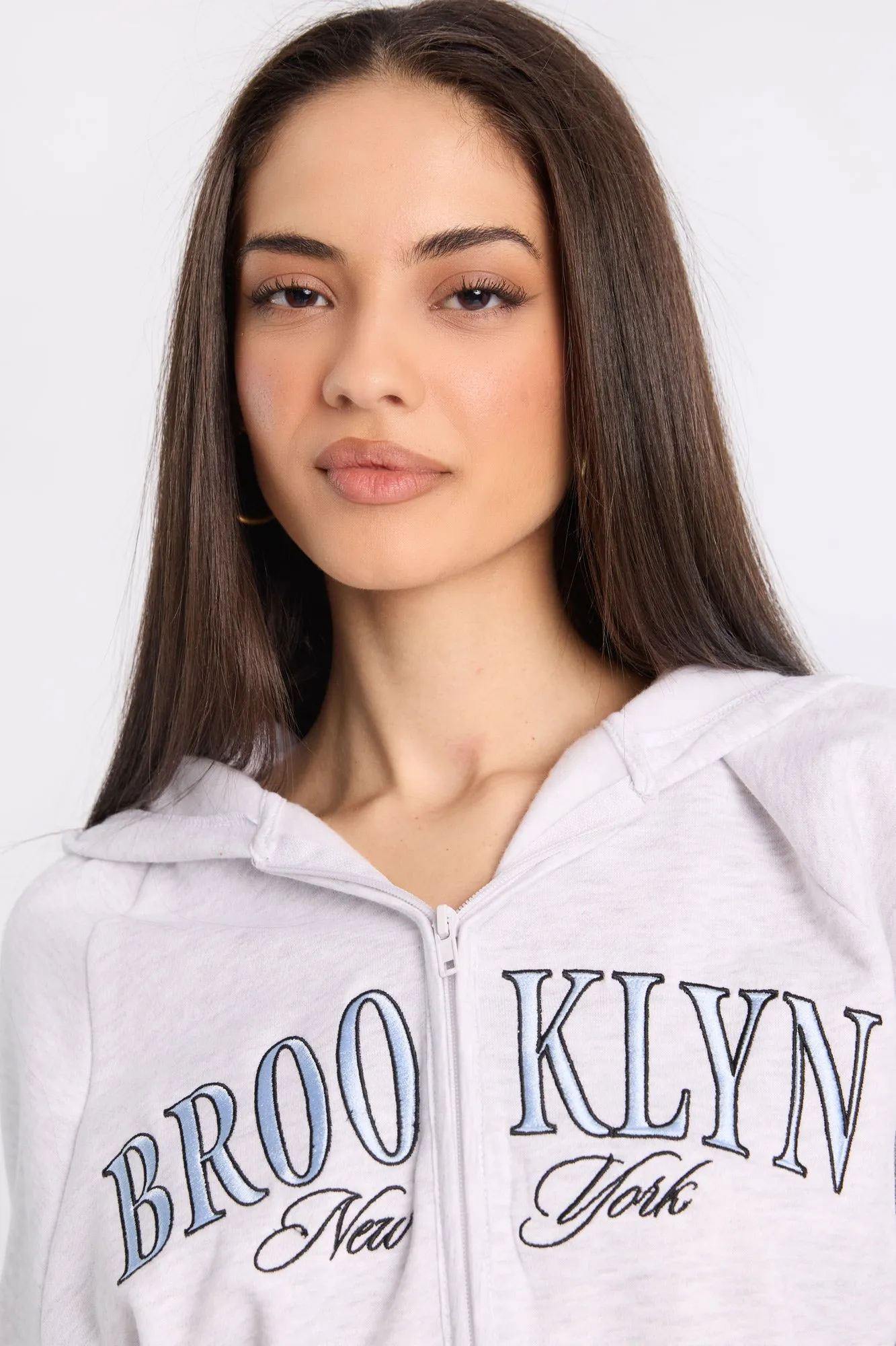 Midi Zip-Up Hoodie