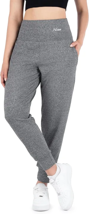 Nirlon Lightweight Joggers for Women - Lounge Pants with Pockets Women Wear for Workout Yoga Or Daily Use